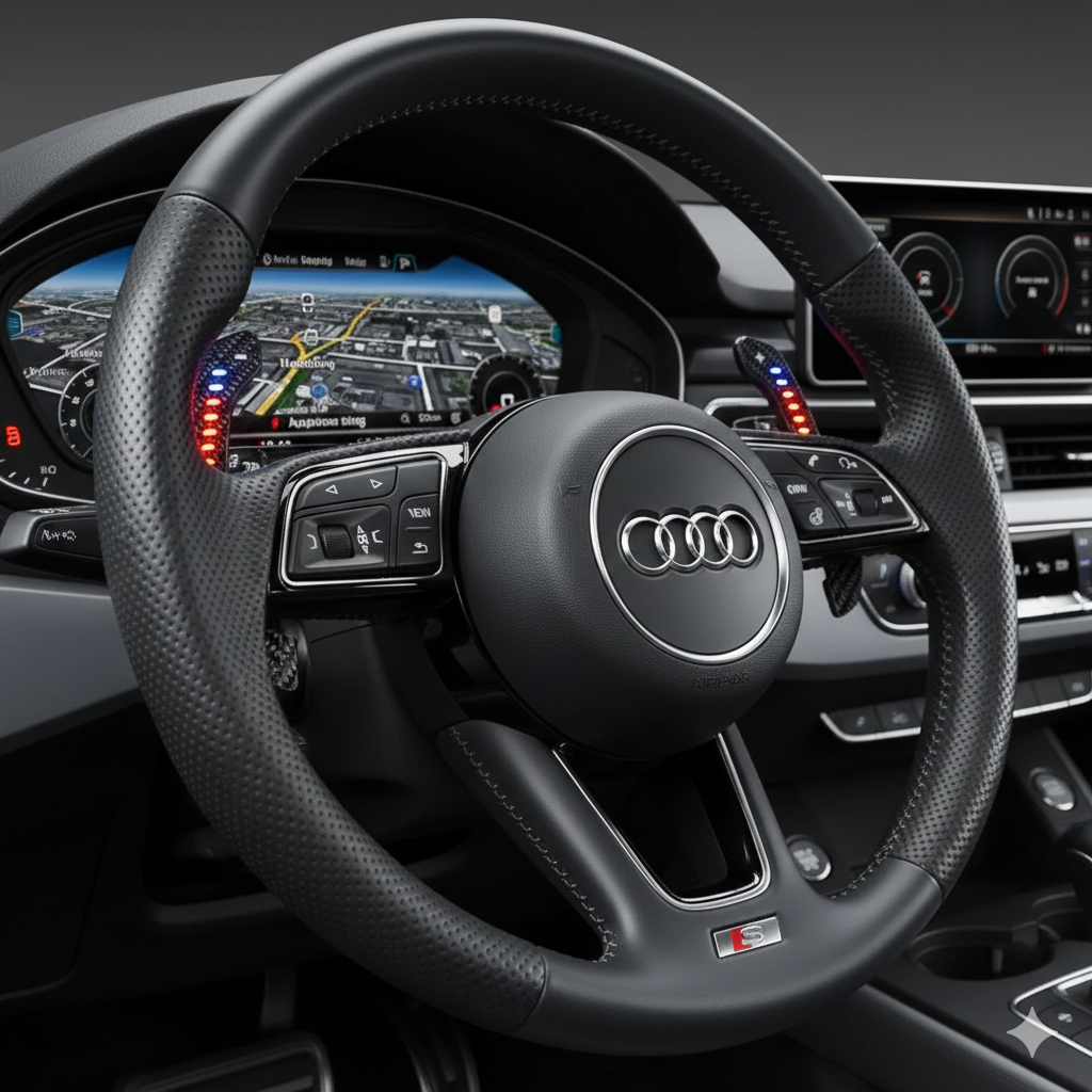 BMW Magnetic Carbon LED Paddle Shifters