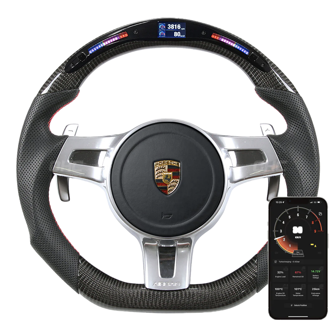 Customisable Porsche 911 997/991/987/981/92A Sport Steering Wheel
