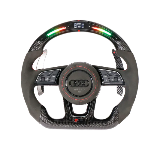 Customisable Audi RS B9 Style Steering Wheel