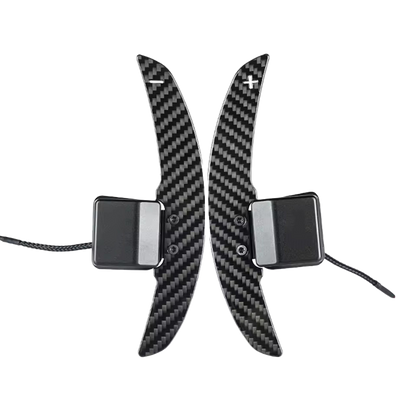 Audi Sport Carbon Fiber Paddle Shifter Extensions (S, RS, Q & A Series)