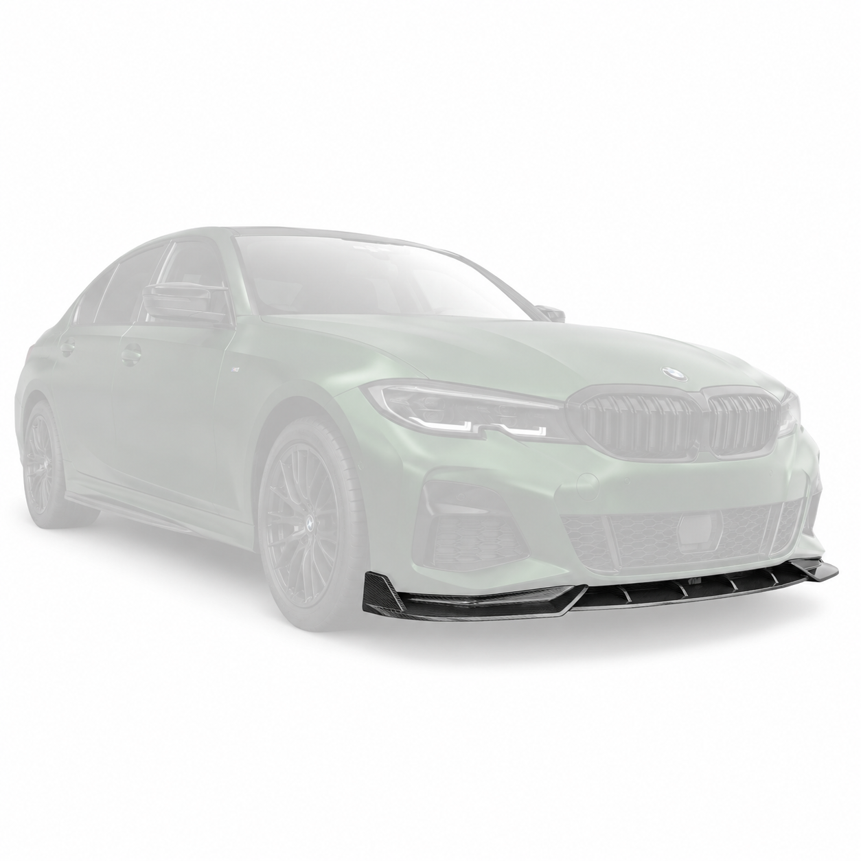 Carbon Fiber Front Lip Spoiler – BMW 3 Series G20 G28 2019–2022 | FD Style | Pre-LCI M Sport