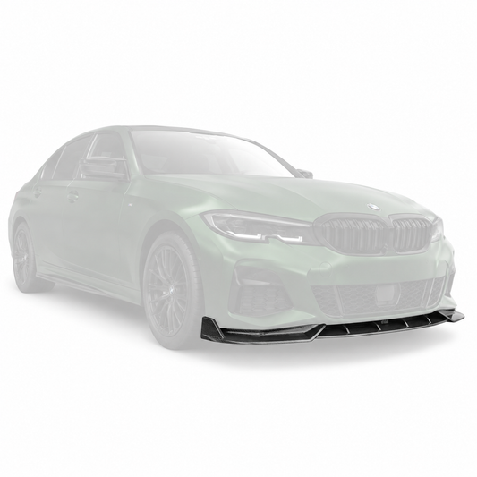 Carbon Fiber Front Lip Spoiler – BMW 3 Series G20 G28 2019–2022 | FD Style | Pre-LCI M Sport