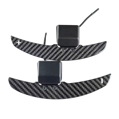 Audi Sport Carbon Fiber Paddle Shifter Extensions (S, RS, Q & A Series)