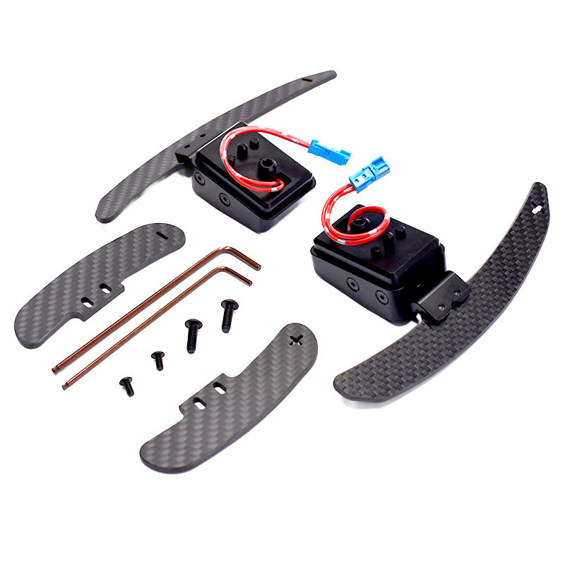 BMW F-Series Magnetic Carbon Fiber Paddle Shifter Extenders — Plug & Play