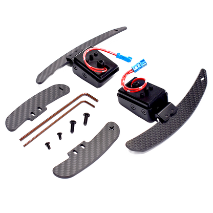 BMW F-Series Magnetic Carbon Fiber Paddle Shifter Extenders — Plug & Play