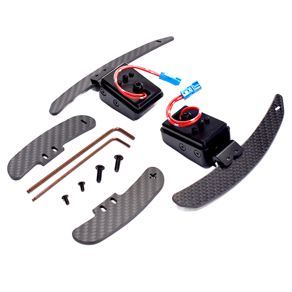 BMW F-Series Magnetic Carbon Fiber Paddle Shifter Extenders — Plug & Play