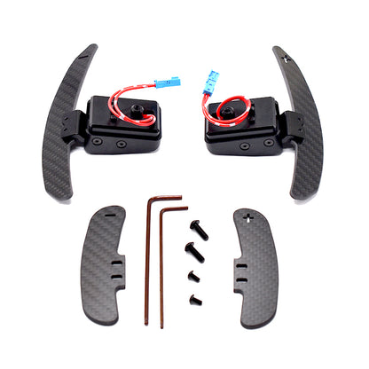 BMW F-Series Magnetic Carbon Fiber Paddle Shifter Extenders — Plug & Play