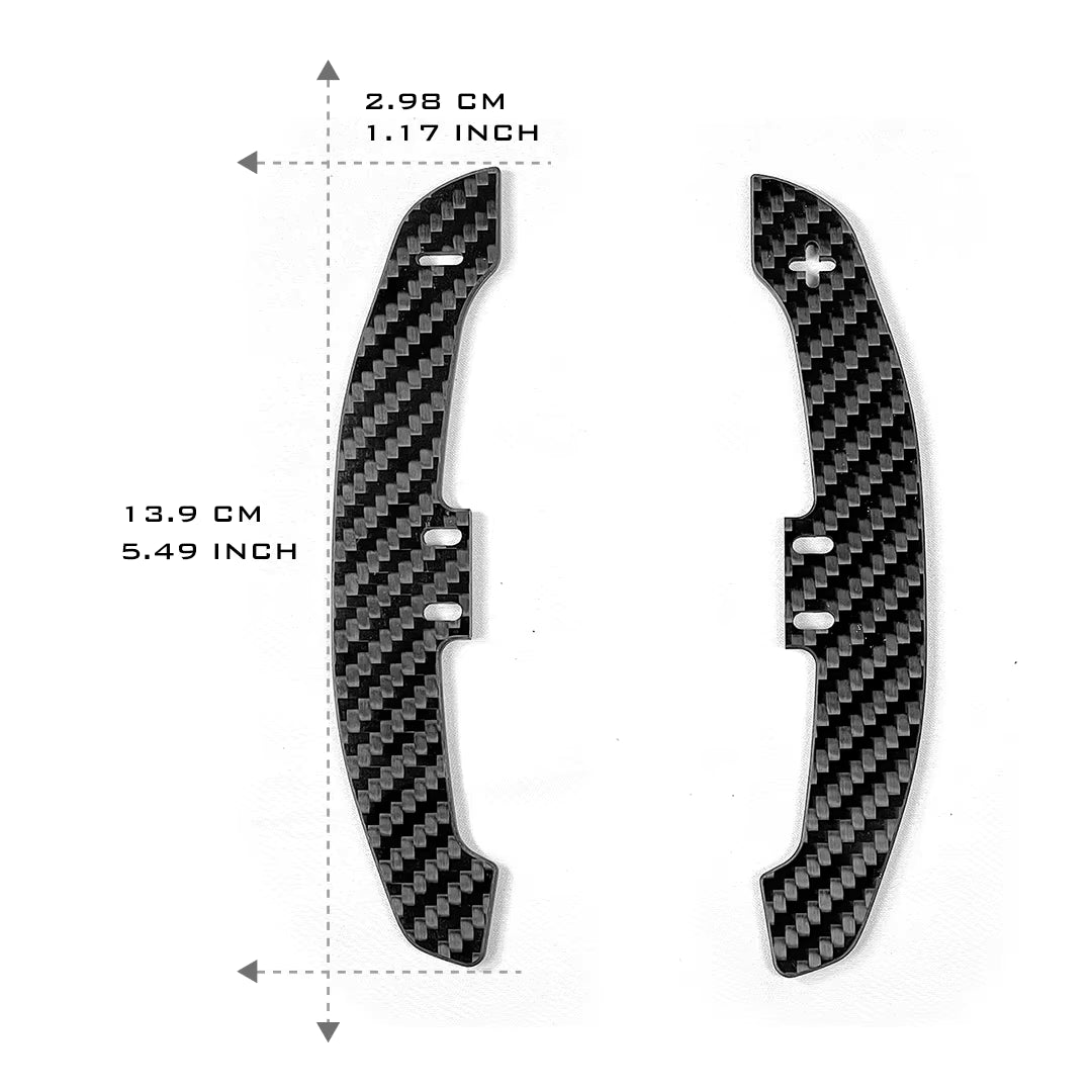 Lexus Magnetic Carbon Fiber Paddle Shifters — Full Replacement Set | UX / ES / NX / IS / RX / GR / LC500 (All Models)
