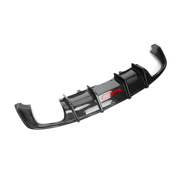 Carbon Fiber Rear Bumper Diffuser For Audi A5 / S5 B9 2017–2019 | KB Style Dual Side Exit