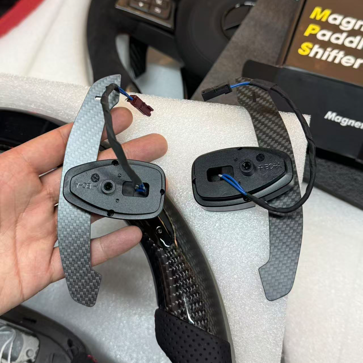 Mercedes AMG Carbon Fiber Magnetic Paddle Shifters | W204 C63, W212 E63, W176 A45